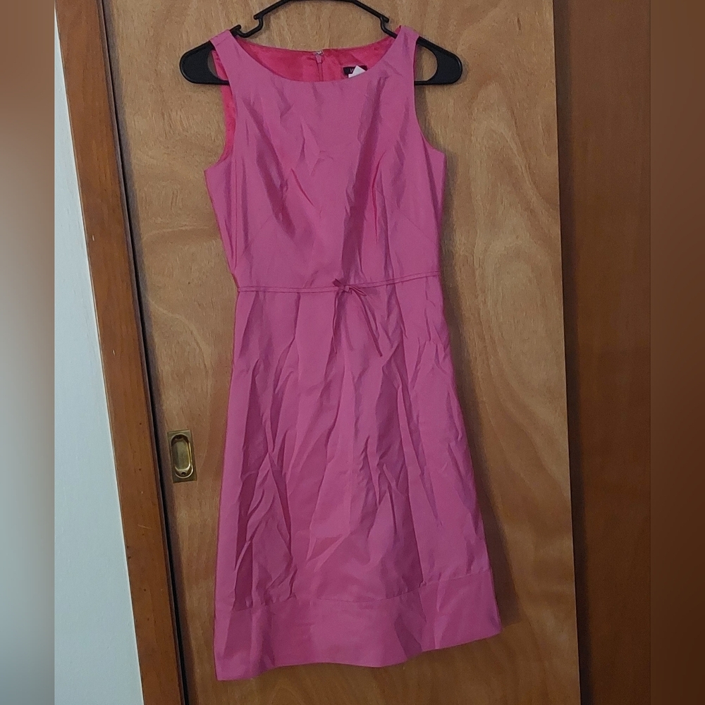 J.Crew 100% Silk Pink Dress - Picture 3 of 6